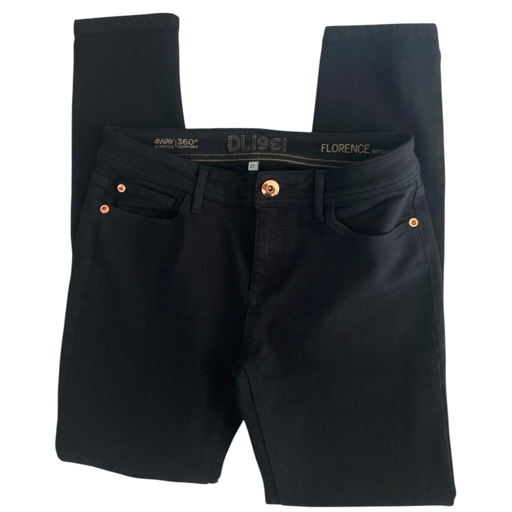 DL1961 Womens sz 27 Florence 4way Stretch Black Instasculpt Skinny Jeans Black